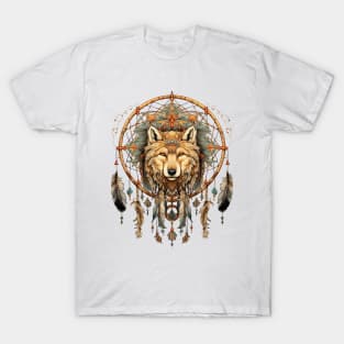 Wolf Dream Catcher T-Shirt